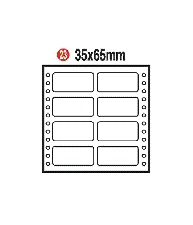 35*65mm雙排標籤/1200片/盒